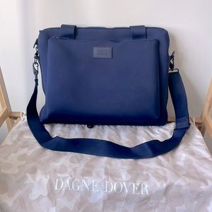 *SOLD* Dagne Dover Ryan laptop bag, navy blue, great condition!
